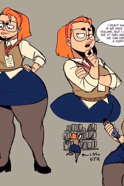 Librarian Roomie And Her Books 