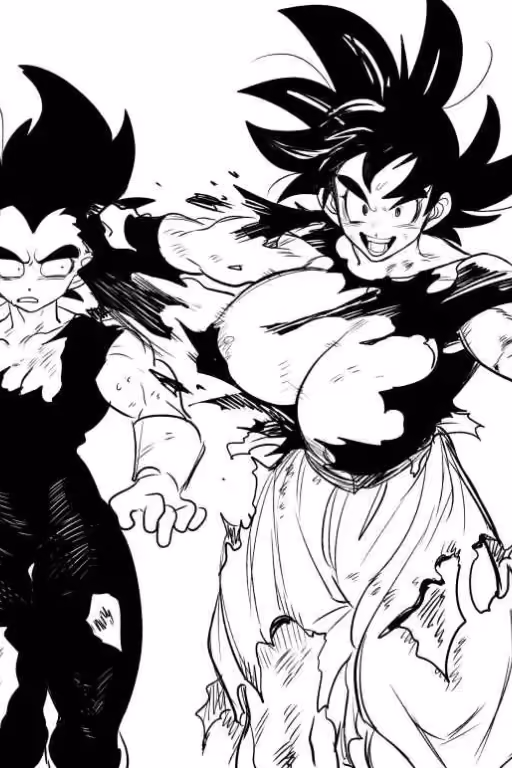 Goku and vegeta, saiyans love beyond pride