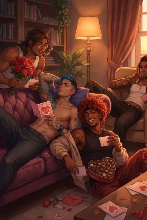 Valentine's day with the Cali boys