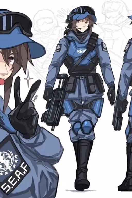 Seaf-chan Blueberry the scrumptioulous one. (2055 Follower Special)