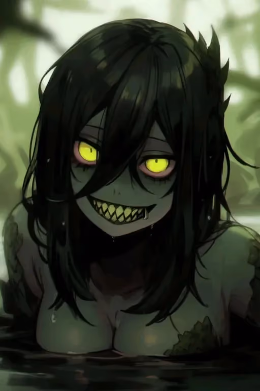 Swamp monster girl
